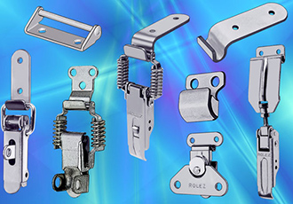 Toggle latches provide quick spring closure